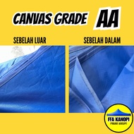 Canvas Canopy KAIN Kanopi Only Saiz 8x8 /Saiz 10x10 Quality AA &amp; AAA UV Protection Sun Proof Water Proof
