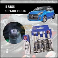 Perodua Myvi 05-17 1.3 1.5 Brisk X-Line Racing Spark Plug Myvi Lama Lagi Best Ignition Parts