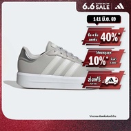 adidas สเกตบอร์ด & ไลฟ์สไตล์ รองเท้าพื้นหนา Court ผู้หญิง สีเทา ID1970