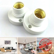 E14 Bulb Receptacle Ceiling Receptacle Light Bulb Socket Holder Base Plastic Adapter Round Bulb E9u4