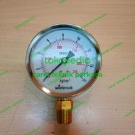 Pressure Guage 230 Psi 16 Kg Dia 4" Drat 1/2" Bottom / Most Viral Racket