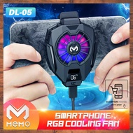 ☆ MEMO DL-05 Mobile Gaming Cooler Mobile Phone Radiator For Tablet Ipad Semiconductors Fan Portable 