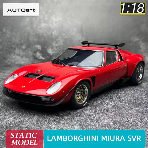 AUTOart 1:18 SCALE Lamborghini MIURA SVR "JOTA" Car model Static ornament Collect Holiday gift
