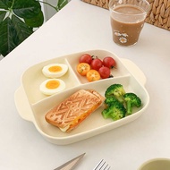 211 Fat-Reducing Dinner Plate Compartment Three Ceramic Plates Adult Breakfast Plates Children's Tab