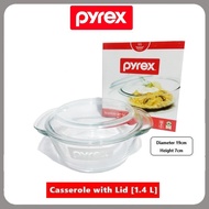 Pyrex Kaca Casserole With Lid 1.4L Terbaru