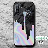 Softcase Glass Kaca Space Oppo A53 - IC024 - Case Oppo A53 - casing hp oppo a53 - softcase oppo a53 - case oppo a53 2020 - case oppo a53 mewah - cassing oppo a53 - kesing hp oppo a53 - silikon oppo a53 - casing hp oppo a53 terbaru - softcase oppo a53