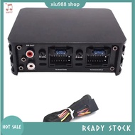 (Ready Stock) For Car Android Radios Professional DSP Amplifier 4-Way Amplifier Audio Stereo 4X80W High Fidelity Power Easy to Install