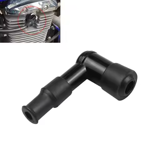 Black Motorcycle Spark Plug Cap Black Flash Spark Plug Cap Motorcycle Accessories User-Friendly Spar
