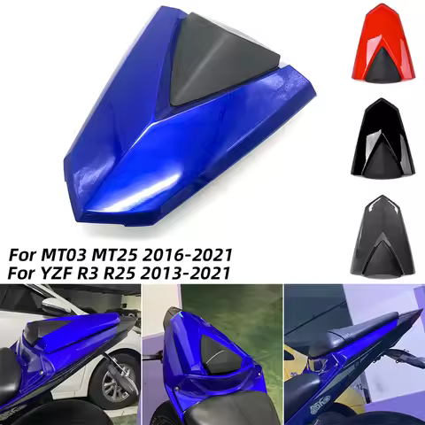 MT03 MT25 Motorcycle Pillion Rear Passenger Solo Seat Cover Cowl For Yamaha MT 03 25 YZF R3 R25 YZFR
