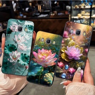 Samsung J310 / J3 2016 / J5 2016 / J5 10 / J7 2016 / J710 case printed with beautiful lotus pattern,