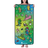 Tokidoki Unicorn 70*140 CM Coral Velvet Bath Towel Absorbent Bath Towel Shower