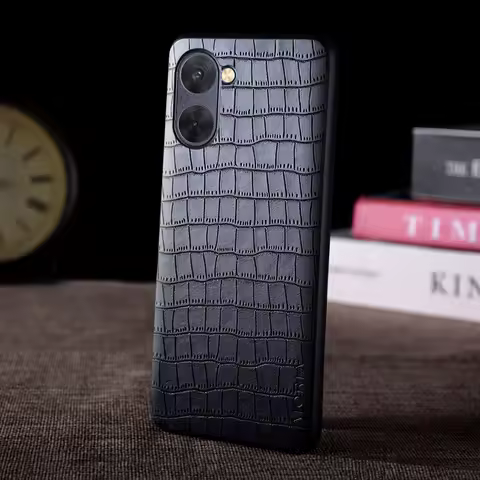 Case for OPPO Realme 10 Pro Plus 9i 4G 5G Crocodile Pattern Leather cover Luxury coque for oppo real