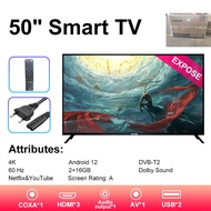ทีวี 32 นิ้ว smart TV 4K Android 11 TV LED ทีวีดิจิตอล ศูนย์บริการประเทศไทย Wifi/Youtube/Nexflix รับประกัน 3 ปี