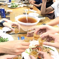 Wine Chilling Bowl with Ladle, Safe, Hygienic, Convenient PP Plastic Wine Bowl