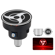 Motorcycle Brake Light Hokage Wheel Eyes Rotating Rainbow Flashing Tail Light Auxiliary Bulb Anime T