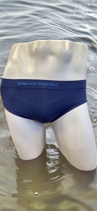 Pierre Cardin กางเกงในชาย รุ่น PC-350-NB BIKINI SEAMLESS สีกรม ผ้า MICROFIBER 93% ELASTANE 7% ไร้ตะเ