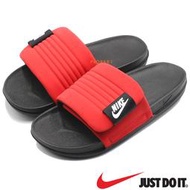 nike DQ9624-600 黑×紅 Offcourt 軟Q鞋底可調式運動拖鞋，兩款配色【有加大尺寸】216N 免運費