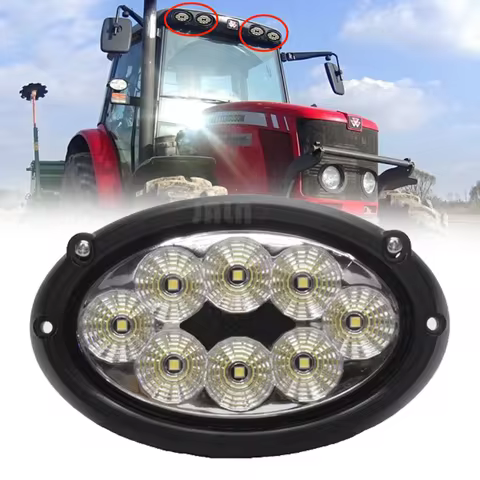 JALN7 Tractors LED Light Flood Headlight 40W B2650HSDC B3350HSDC L3240HSTC 12V 24V