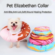 Pet Elizabethan Collar Adjustable Dog Cat Wound Healing Recovery Cone Anti Licking Circle Kitten Dog