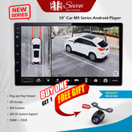 (Real Ram)M5 Series Carplay Android Player 9 & 10 Inch 2/4RAM With SIM Card Slot Automotive