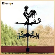 Blesiya Metal Wind Vane,Rooster Weathervane Patio Roof Wind Direction Indicator Wind Measuring Tool for Coop Farmhouse Gazebo Outdoor