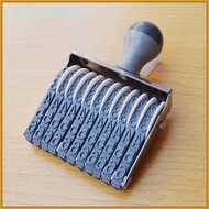 [lzdyyh3d1] SiaBiced Rubber Number Stamp Date Stamper 11 Digit Multifunctional Calendar Time Fitting