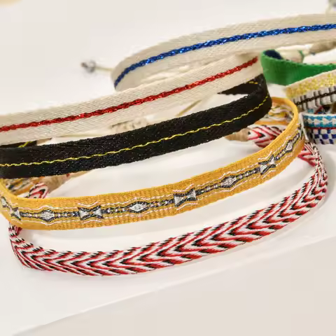 ZMZY Boho Rainbow Bracelets for Women Wayuu Colorful Lucky Adjustable Fashion Couple Bracelet Wholes