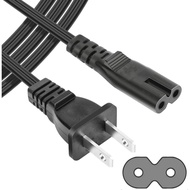 Kabel Kuasa TV LG 2-Prong Pengganti untuk LG 43UN7000PUB 55NANO85UNA 65NANO90UPA 70UN7070PUB 75NANO8