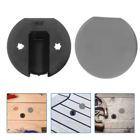 10Sets Rv Furniture Corner Connectors PP Heavy Duty Round Angle Brackets for Wood Shelves Cabinets B