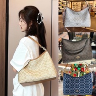 🇺🇸USA✈️Genuine COACH Classic PVC vintage women's Zip Tote Bag Signature Ladies In Transit - Laurel N