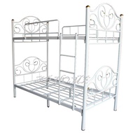 ADHOME-(โปรโมฃั่น ส่งฟรีทั่วไทย) เตียงเหล็ก 2 ชั้น ขนาด 3 ฟุต รุ่น Double-3 (สีขาว)เเยกเป็นเตียงเดี่ยวได้