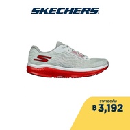 Skechers สเก็ตเชอร์ส รองเท้าผู้ชาย รองเท้าผ้าใบ Men GOrun Ride 10 Running Shoes - 246045-GYRD Arch Fit, Goodyear Rubber, Hyper Burst Gray/Red US:9