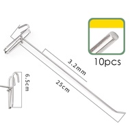10PCS Single Ram Putih Kawat Ram Aksesoris Cantolan Ram Besi Cantolan Ram Gantungan Aksesoris
