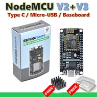ENGLAB★ NodeMCU Devkit V1.0, NodeMCU V2, Lolin NodeMCU V3, ESP8266 Development Board, CH430 CP2102