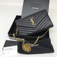 tas ysl original - woc 22 cm - caviar GHW