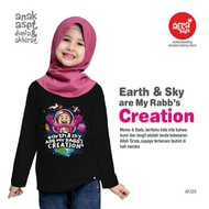 Afrakids T-Shirt - Earth and Sky are My Rabb's Creation - AF225