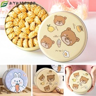 MIOSHOP Cookie Box Christmas Packaging  Pastry Container Gift Box Biscuit Tin Box