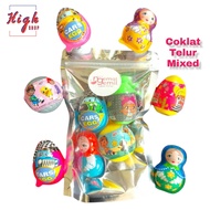 Coklat Egg Mix Surprise Egg / Coklat Bentuk Telur Mix Surprise Egg