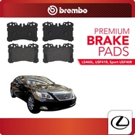 BREMBO Front Pads (L+R) - Lexus LS460L USF41R, Sport USF40R