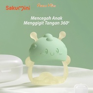 Dino Teether BraceletSakumini Baby Silicone Teether/ by Sakumini