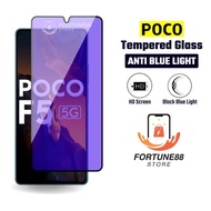 Tempered Glass Anti Blue Light Xiaomi Poco F1 F2 F2 Pro F3 F3 GT F4 F4 GT F5 F5 Pro F6 F6 Pro