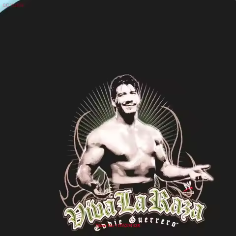 Eddie Guerrero Wrestling Black Color Size S to 4XL Cotton T Shirt BH081 vintage Washed Versatile des