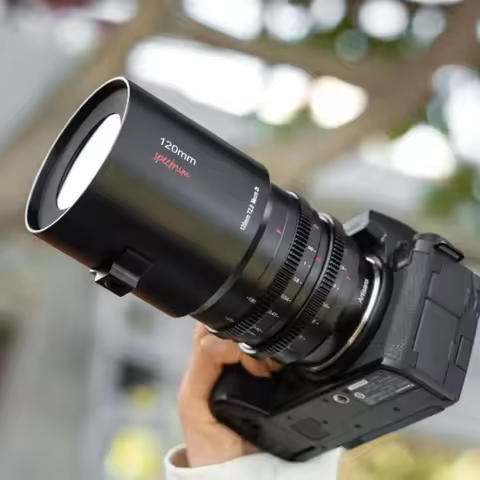 7artisans 120mm T2.9 Macro 2X Full Frame Macro Cine Lens Large Aperture Telephoto Macro Cine Lens fo