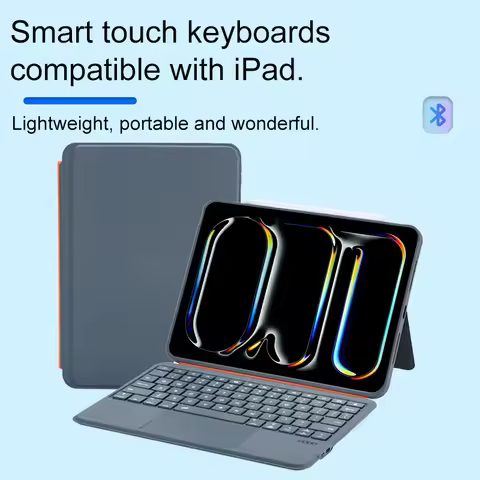 Magic Keyboard for 2025 iPad 11″（A16），iPad Air 11″（M3），iPad Air 13″（M3），Bluetooth Magnetic Split Key