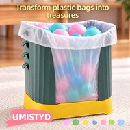 UMISTYDREAMUM9U Expandable Garbage Bin, Heavy Duty Plastic Adjustable Size Adjustable Garbage Bin, L