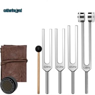 Tuning Fork Set-Weighted& Unweighted-Frequency Tools(128Hz 432Hz 512Hz 528Hz) Includes Activator, Ma