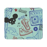Retro Music Doodle Art M2 Mouse Pad