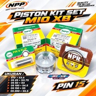 PISTON KIT SEHER MIO NEW XB MIO 5 TL SIZE 53.5 53.75 54 54.5 55 55.5 NPP