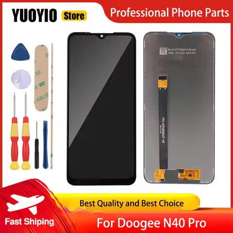 New Original Touch Display For DOOGEE N40 Pro N20 Pro N50 Pro N50S LCD Screen Digitizer Assembly Rep