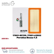 17801-BZ130, 17801-63R02 Perodua Air Filter For Bezza 1.3